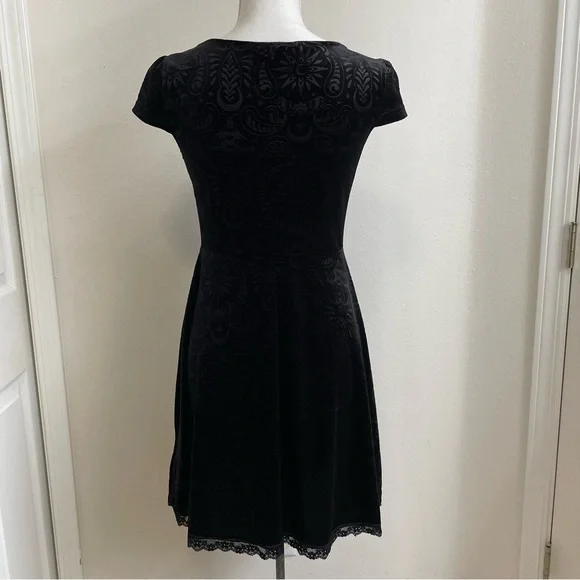 KILLSTAR dress women size Small black floral velvet Belladonna BaBe party Goth - Picture 9 of 16